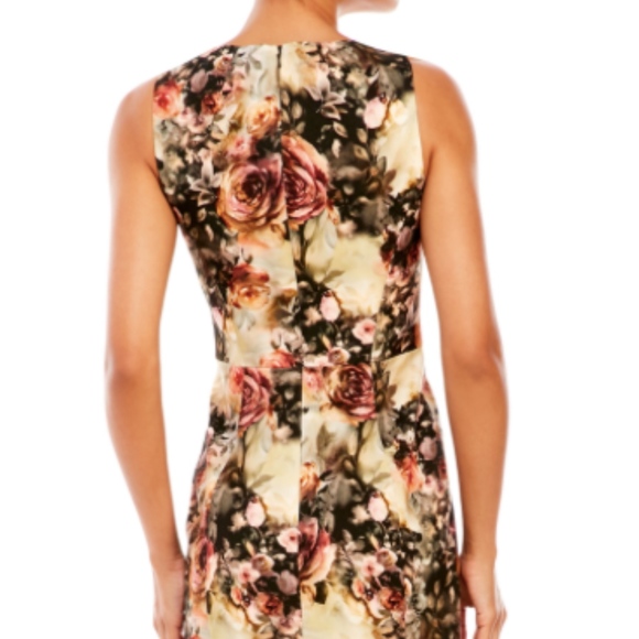 BLACK HALO SHANNA FLORAL SHEATH DRESS - Picture 2 of 8